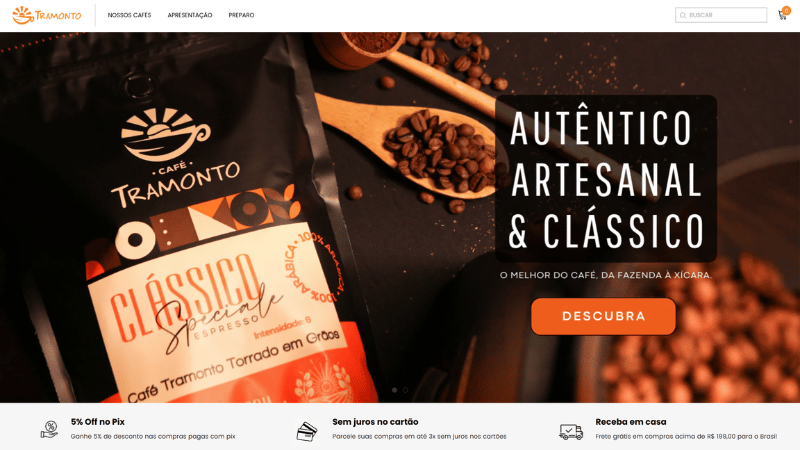 tramonto - consultoria para escala e desenvolvimento de loja virtual