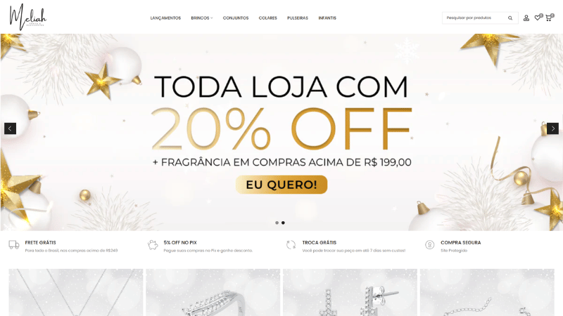 Meliah - consultoria para escala e desenvolvimento de loja virtual