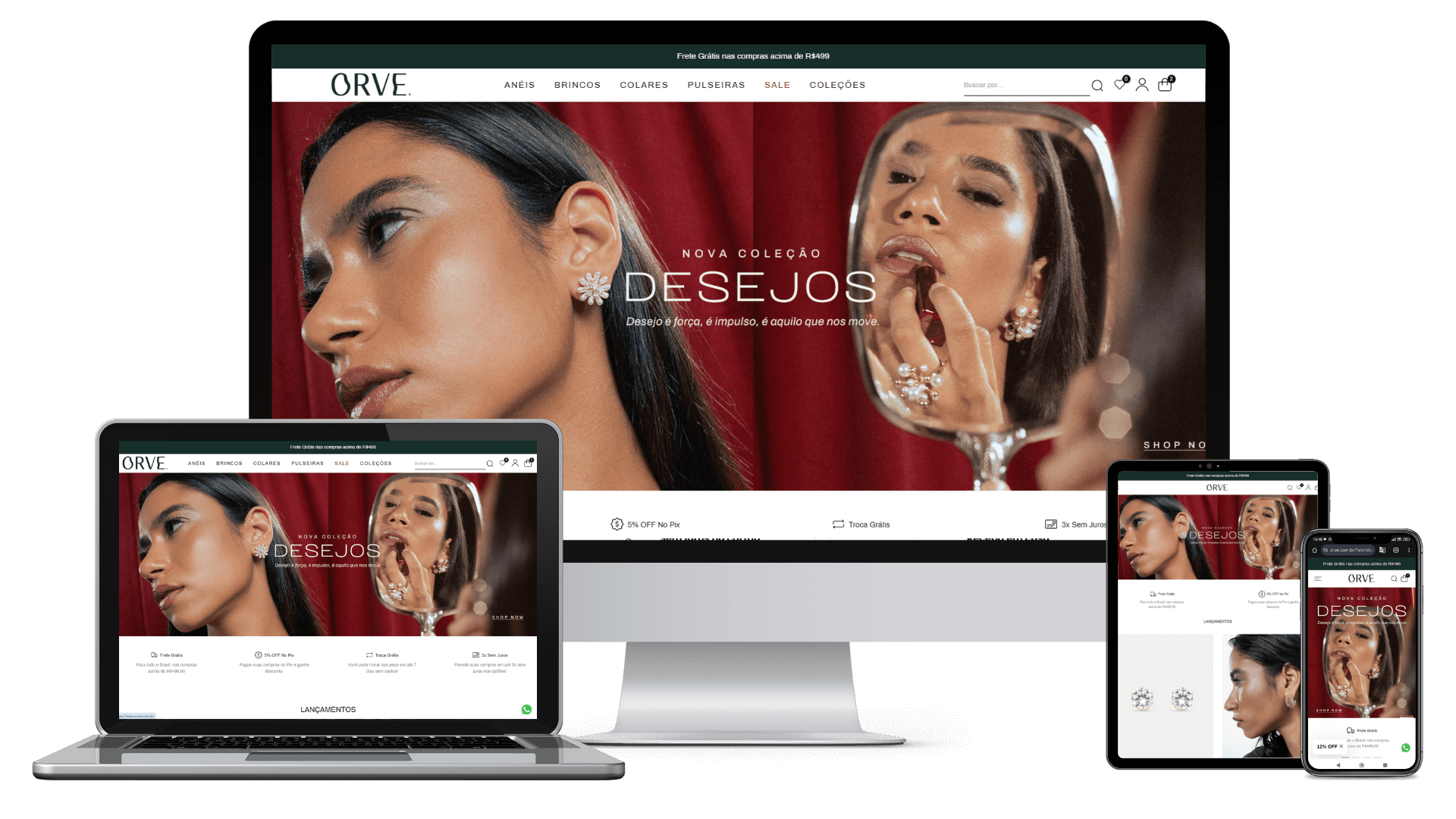 Desenvolvimento de loja virtual responsiva na shopify