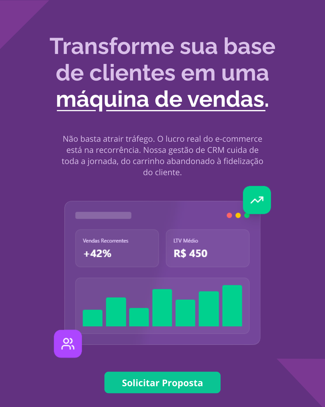 banner serviços crm para e-commerce