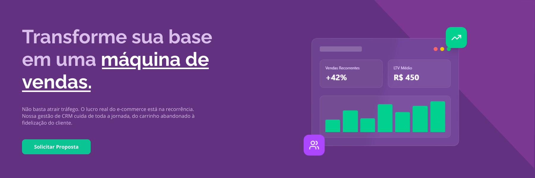 banner serviços crm para e-commerce