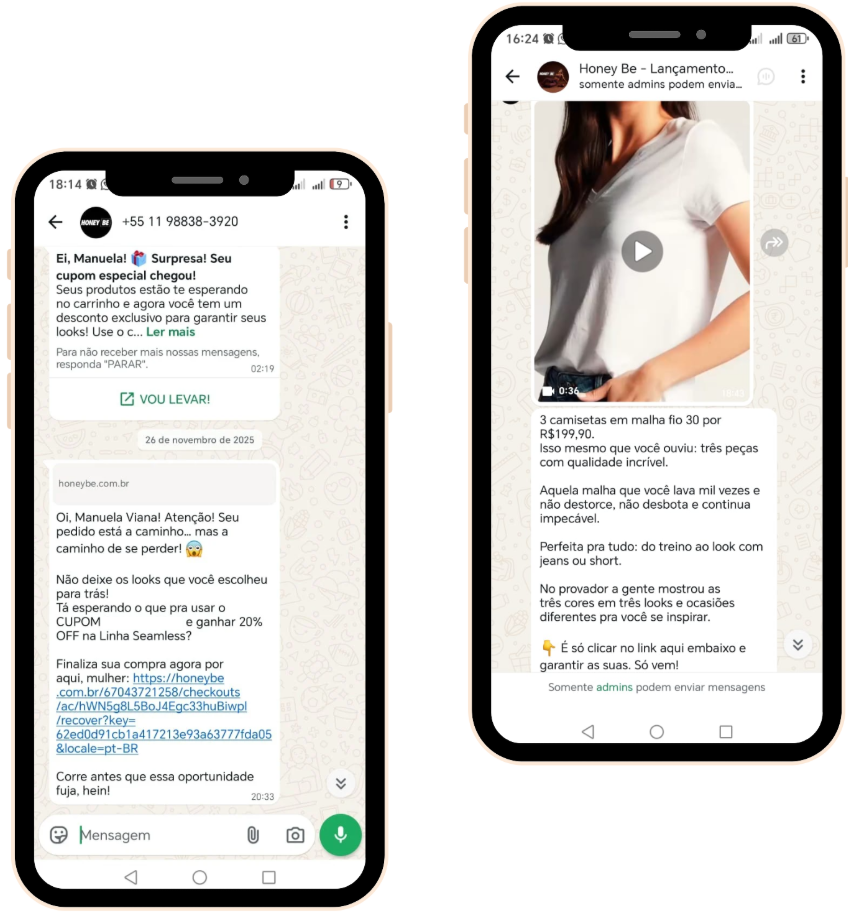 live shop e whatsapp marketing